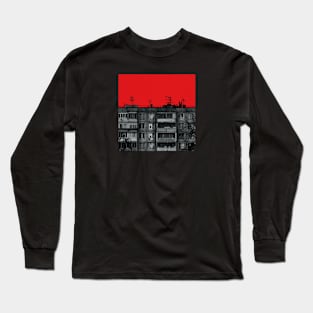 POST-SOVIET PANELKA // Typical russian panel houses Long Sleeve T-Shirt